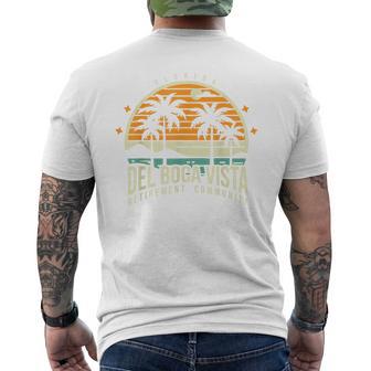 Del Boca Vista T Retro Retirement Community Men's T-shirt Back Print - Thegiftio UK