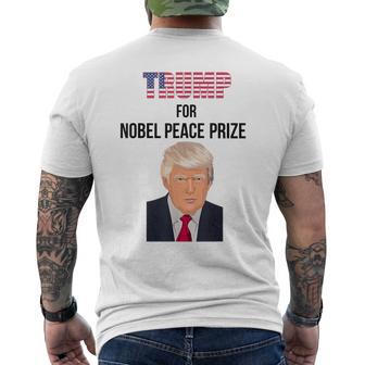 Donald Trump Por El Premio Nobel De La Paz Camiseta Hombre Estampado Espalda - Regaloses