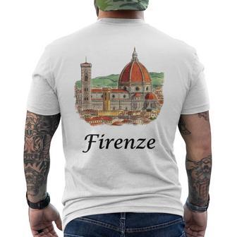 Florence Italy Italian Travelouvenir Camiseta Hombre Estampado Espalda - Regaloses