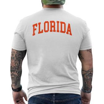 Florida Throwback Classic Men's T-shirt Back Print - Thegiftio UK