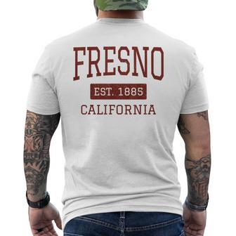 Fresno Californie T-shirt imprimé au dos - Cadeauxyz