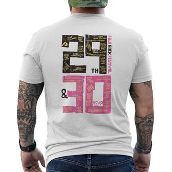 Fuji Rock 2026 29Th & 30Year Amazon Limited Yellow メンズTシャツ バックプリント - Kawaiitshirt