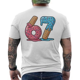 67 Ice Cream Drip Memeixeven Gen Alphalang T-shirt imprimé au dos - Cadeauxyz