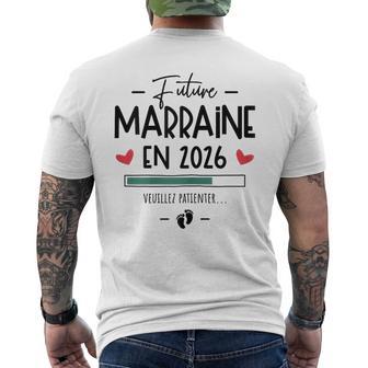 Future Marraine En 2026 Annonce Grossesse Première Bébé T-shirt imprimé au dos - Cadeauxyz