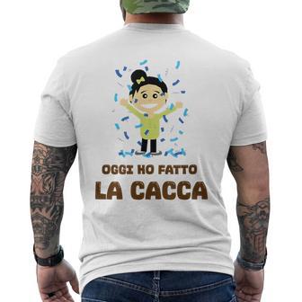 Gioco Roulette Magliette Imbarazzanti Oggi Ho Fatto La Cacca T-shirt da uomo con stampa posteriore - Novitaregali