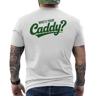 Golf Player Golfing Costume Tournament Sarcasting Golf Men's T-shirt Back Print - Thegiftio UK