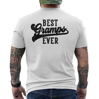 Gramps From Grandkids Best Gramps Ever Father's Day Men's T-shirt Back Print - Thegiftio UK