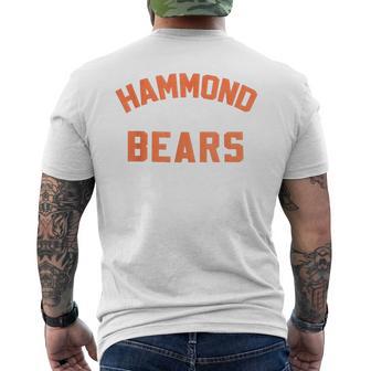 Hammond Indiana Bears Men's T-shirt Back Print - Monsterry