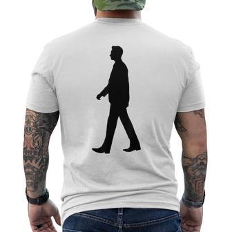 Hood Irony Walking Meme T-shirt da uomo con stampa posteriore - Novitaregali