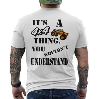 Idéal 4X4 Parfait Pour Les Amateurs De Tout-Terrain Partout T-shirt imprimé au dos - Cadeauxyz