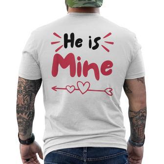 Il Est À Moi Elle Est À Moi De Jolis Couples Assortis Pour Laaint-Valentin T-shirt imprimé au dos - Cadeauxyz