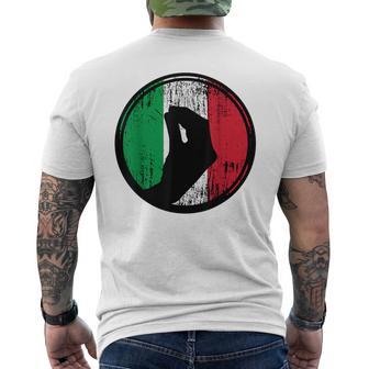 Italia Movimiento Manual Italiano Bandera Italiana Italia Camiseta Hombre Estampado Espalda - Regaloses