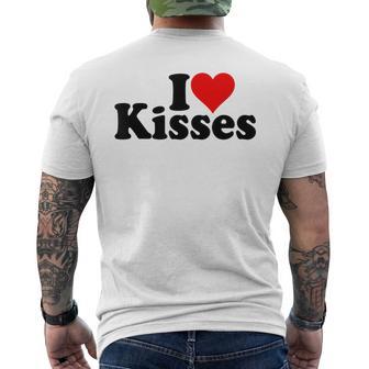 J'adore Les Baisers En Forme De Cœur T-shirt imprimé au dos - Cadeauxyz