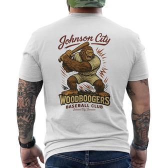 Johnson City Woodboogers Retro Baseball Club Men's T-shirt Back Print - Thegiftio UK