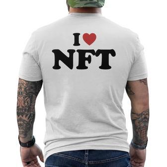 I Love Nft メンズTシャツ バックプリント - Kawaiitshirt