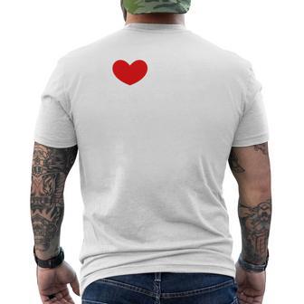 I Love My Principal I Heart My Principal Tri-Blend Men's T-shirt Back Print - Thegiftio