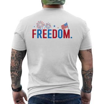 I Love The Taste Of Freedom Couple Matching 4Th Of July Men's T-shirt Back Print | Seseable UK