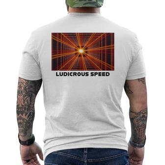 Ludicrous Speed Space Ball 1980S Men's Women's Men's T-shirt Back Print - Thegiftio UK