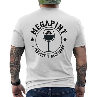 Mega Pint I Thought It Necessary メンズTシャツ バックプリント - Kawaiitshirt