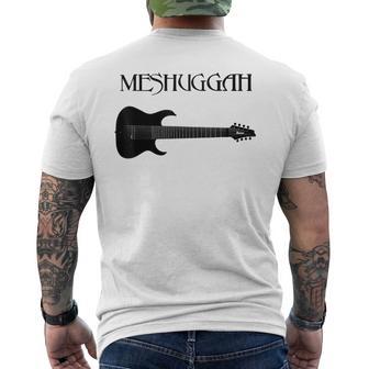 Meshuggah 8弦シグネチャーギター メンズTシャツ バックプリント - Kawaiitshirt