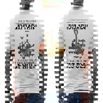 Mon Jardin Passer Du Temps Avec Mes Poules Humour Jardinage T-shirt imprimé au dos - Cadeauxyz