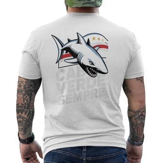National Cape Cabo Verde Sempre Country Pride Cheer Game Day Men's T-shirt Back Print - Monsterry