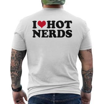 Nerd I Love Hot Nerds T-shirt imprimé au dos - Cadeauxyz