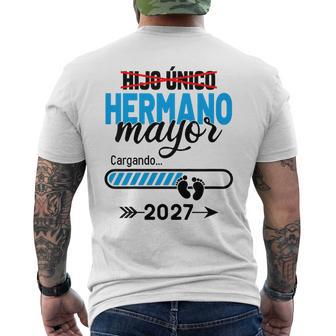 Niñosoy Aer Un Hermano Mayor 2027 Hermano Mayor 2027 Camiseta Hombre Estampado Espalda - Regaloses