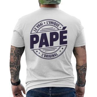 Papérai Unique Original Fete Des Peres Motif Papé T-shirt imprimé au dos - Cadeauxyz