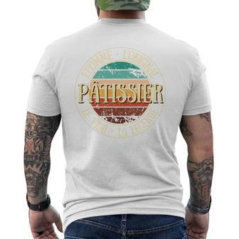 Pâtissier Homme Original Légende Humour Pâtisserie Cadeau Haut De Gamme T-shirt imprimé au dos - Cadeauxyz