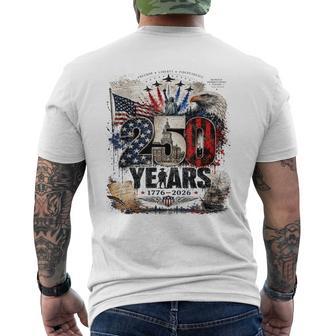 We The People Us Flag 1776 250 Years 250Th Anniversary Men's T-shirt Back Print - Thegiftio UK