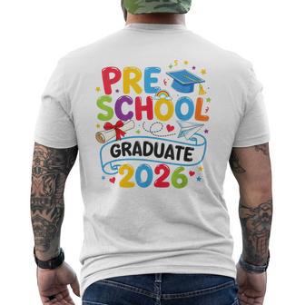 Preschool Graduate 2026 Pre-K Grad School Graduation Men's T-shirt Back Print - Thegiftio UK