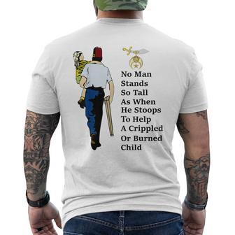 Proud To Be A Shriner Help Childs Emblem Masons Father's Day Men's T-shirt Back Print - Thegiftio UK