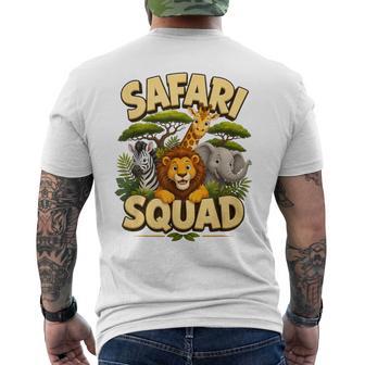 Safariquad Joli Dessin D'équipage Avec Animaux De La Jungle Et Du Zoo T-shirt imprimé au dos - Cadeauxyz