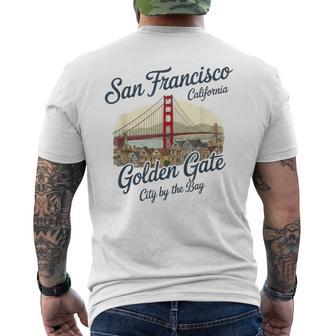 San Francisco Golden-Gate Bridge City By The Bay Souvenir Men's T-shirt Back Print - Thegiftio UK