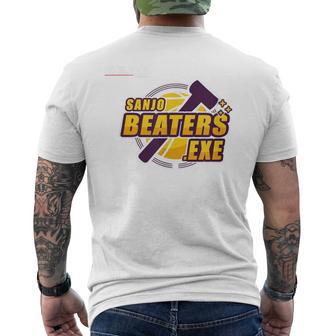 Sanjo BeatersExe_6_石倉利佳 メンズTシャツ バックプリント - Kawaiitshirt