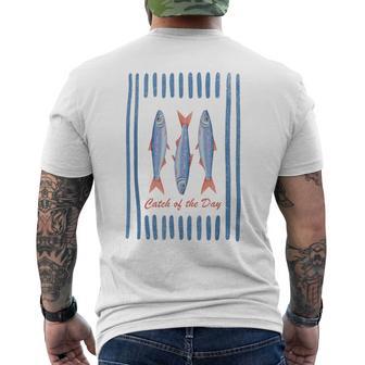 Sardinen Fishermen Aesthetic Retro Men's T-shirt Back Print - Thegiftio UK