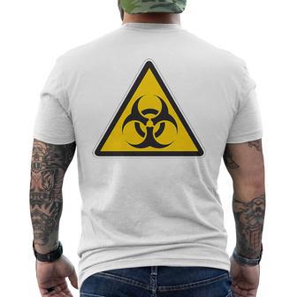 Señal De Advertencia Genial Con El Peligro Biológico Camiseta Hombre Estampado Espalda - Regaloses