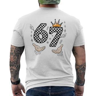 Sixeven 67 Meme 6 7 Niños Jóvenes Niños 67 Meme Camiseta Hombre Estampado Espalda - Regaloses