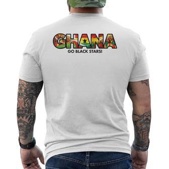 Soccer Fan 2026 Ghana Go Black Stars Supporters Men's T-shirt Back Print - Thegiftio UK