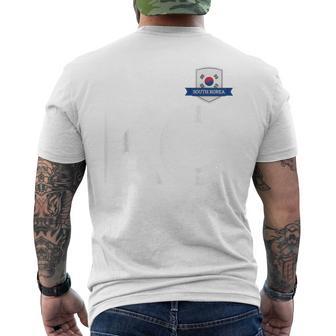 South Korea Human-Flag Letter Ko South Korea Men's T-shirt Back Print - Thegiftio UK