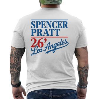 Spencer Pratt For La Mayor California Vibes Men's T-shirt Back Print - Thegiftio UK