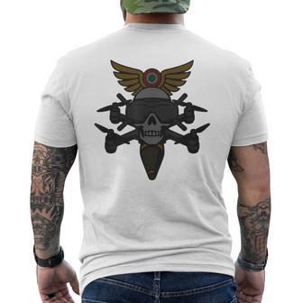 Stemma Pilota Fpv A Bassaisibilità Mimetica T-shirt da uomo con stampa posteriore - Novitaregali