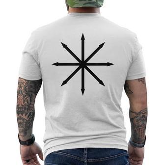 Symbole Étoile Du Chaos Punk En Métal Pentagramme Anarchy Occulteatan T-shirt imprimé au dos - Cadeauxyz
