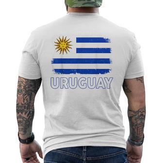 Toddler Uruguay Flag Uruguayan Hispanic Heritage Baby Men's T-shirt Back Print - Thegiftio UK