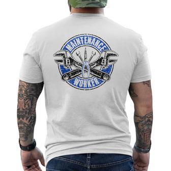 Travail D'entretien Emploi Homme Technicien Entretien Homme T-shirt imprimé au dos - Cadeauxyz