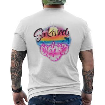 Vintage Retro Larsson Sun Kissed Midnight Sun Graphic Men's T-shirt Back Print - Thegiftio UK