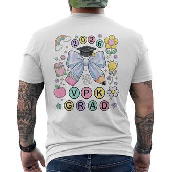 Vpk Graduation 2026 Pencil Bow Vpk Grad Men's T-shirt Back Print - Thegiftio UK
