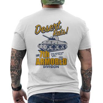 Ww2 7ª División Blindada Camiseta Hombre Estampado Espalda - Regaloses