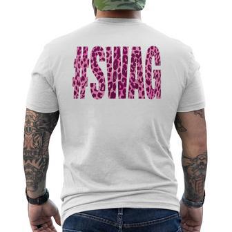 Y2k Trendy Swag Hashtag Swag Men's T-shirt Back Print - Thegiftio UK